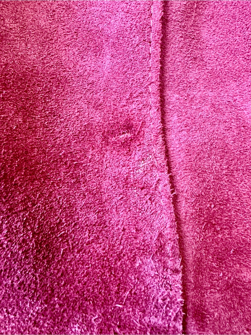 Portland Leather Goods Merlot Berry Suede Slouchy Shoulder Tote Bag - Picture 3 of 7